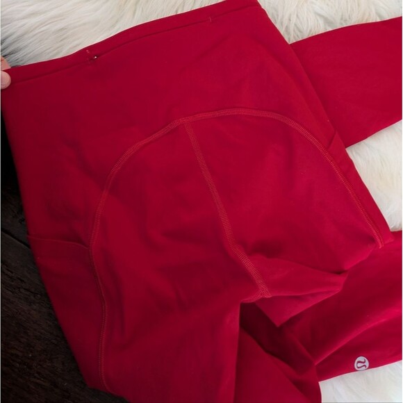 Lululemon Swift Speed High Rise Tight 28” Dark Red Size 2 media phone pockets - Picture 6 of 7